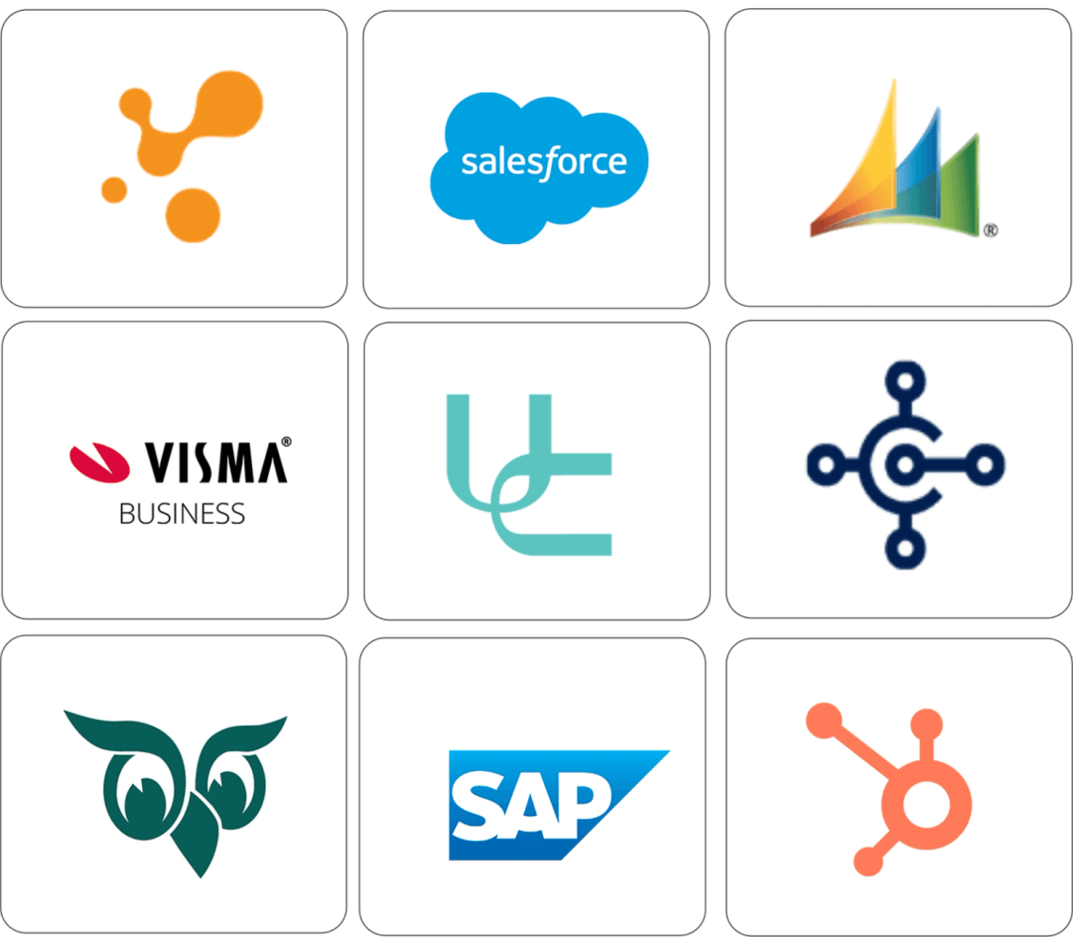 Virker sammen med jeres systemer