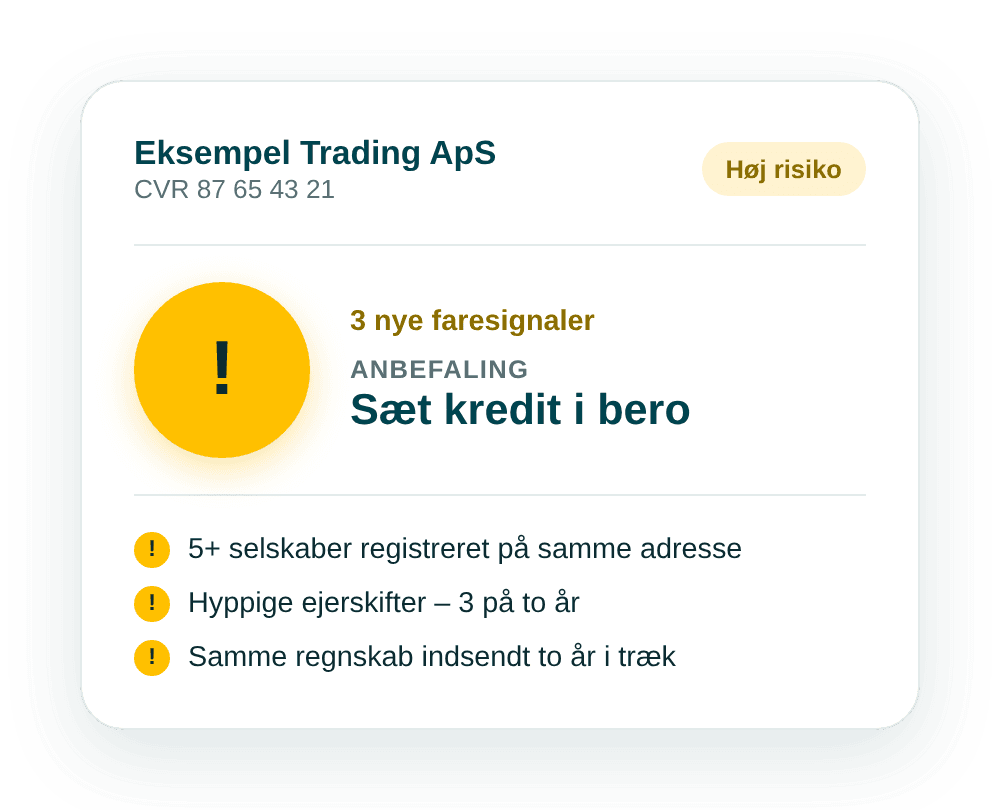 Fang svindlen, før den bliver til tab